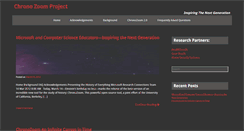 Desktop Screenshot of chronozoomproject.org